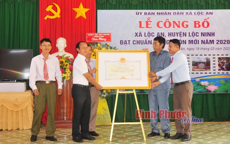 Xã Lộc An đạt chuẩn nông thôn mới
