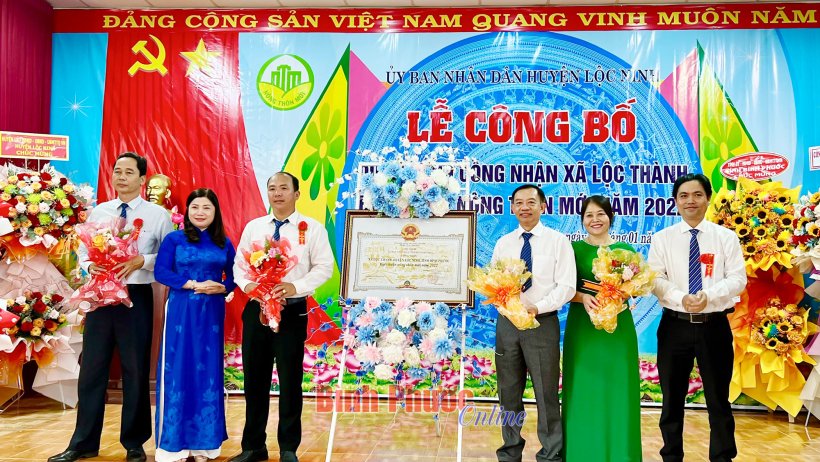 Xã Lộc Thành đạt chuẩn nông thôn mới
