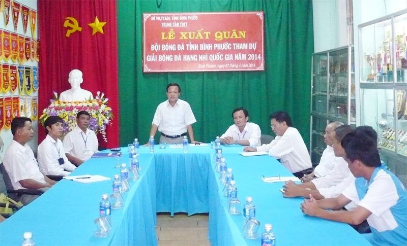 Bóng đá Bình Phước phấn đấu lên hạng nhất quốc gia