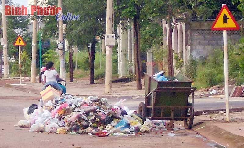 Cần có điểm tập kết rác thải phù hợp